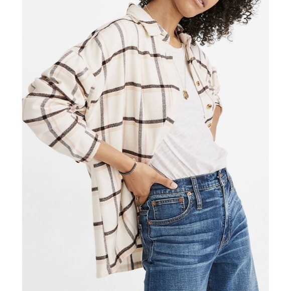 NEW MADEWELL Flannel Bromley Shirt in Northall Plaid